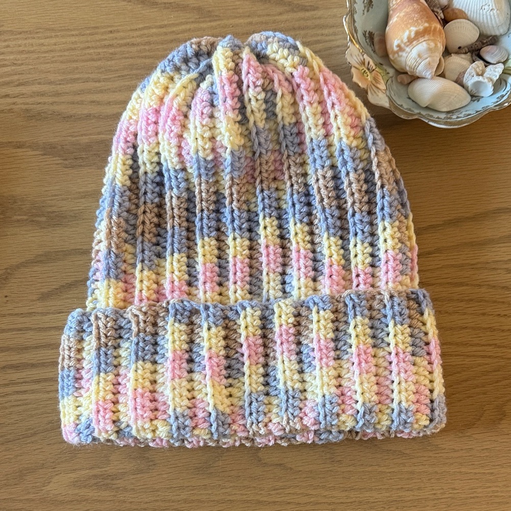 Multicolor Knit Beanie